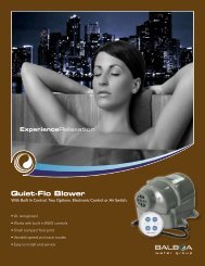 Compact Quiet-Flo Blower with built-in controls - Balboa Water Group