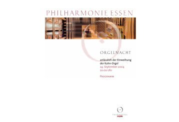 Festschrift (2.9 MB) - Orgelbau Kuhn AG