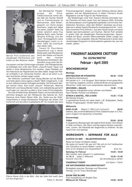 88. Ausgabe vom 12.02.2005 - Gemeinde Morsbach