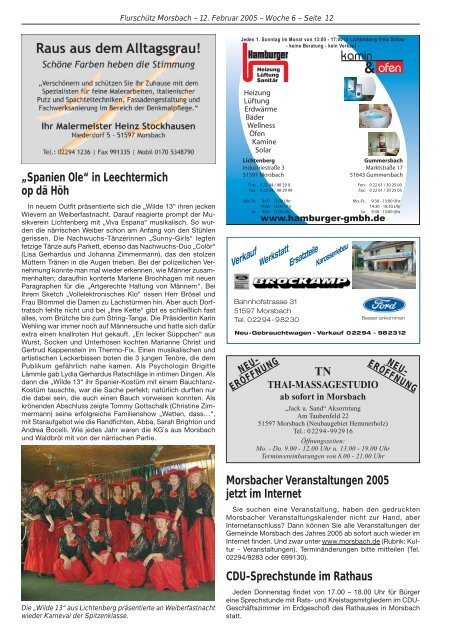 88. Ausgabe vom 12.02.2005 - Gemeinde Morsbach