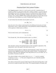 Perturbed Earth Orbit Lambert Problem