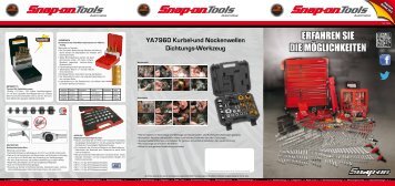 YA7960 Kurbel-und Nockenwellen Dichtungs ... - Snap-on Tools