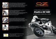 Replica OZ SBK - alpha Technik