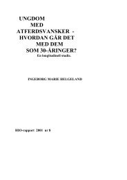 hvordan går det med dem som 30-åringer?