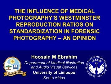 the influence of medical photography's westminster reproduction ...