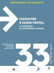 MIGRANTES E SAÃºDE MENTAL - ObservatÃ³rio da ImigraÃ§Ã£o - Acidi