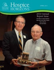 2010 Annual Report Issue - Hospice