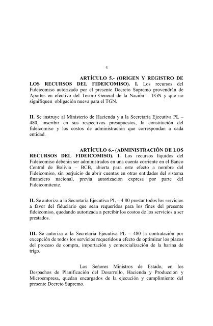 Decreto Supremo N 29195 - Banco de Desarrollo Productivo