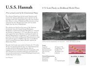 U.S.S. Hannah - Model Ship Builder