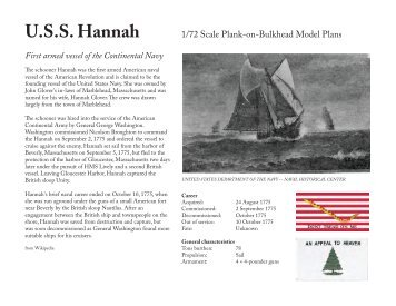 U.S.S. Hannah - Model Ship Builder