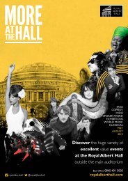 excellent value events at the Royal Albert Hall