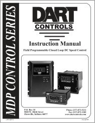 MDP Manual - Dart Controls
