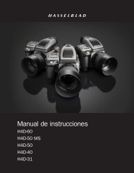 Manual de instrucciones - Hasselblad.jp