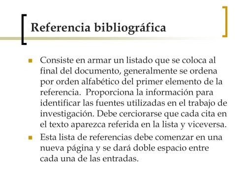 Citas y referencias bibliogrÃ¡ficas - Facultad de Trabajo Social