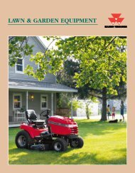 Lawn & garden equipment