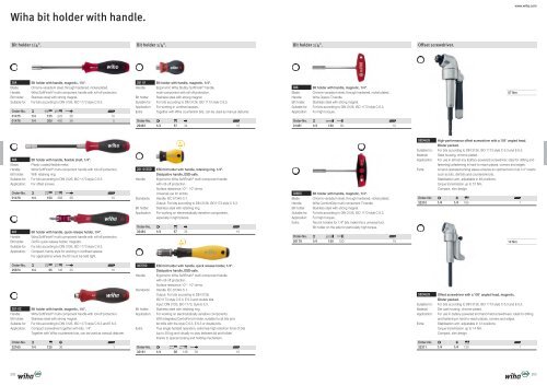 Wiha bits.