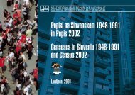 Popisi na Slovenskem 1948-1991 in Popis 2002 - StatistiÄni urad ...