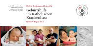 KKE Flyer Geburtshilfe - Katholisches Krankenhaus Erfurt