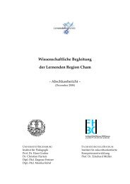 Wissenschaftliche Begleitung der Lernenden Region ... - EUROlocal