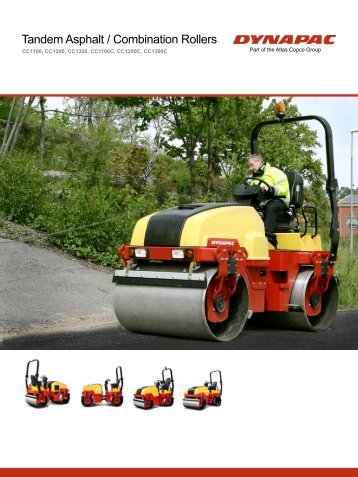 Tandem Asphalt / Combination Rollers - Dynapac