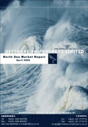April 2008 North Sea Market Report - Offshore Shipbrokers
