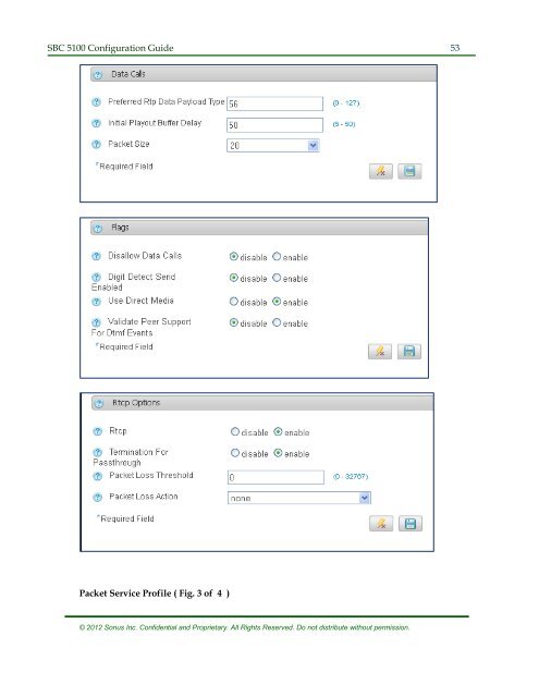 SBC 5100 Configuration Guide - Sonus Networks