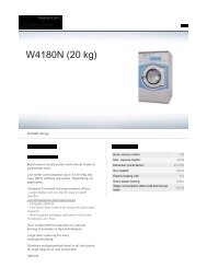full details on the electrolux w4108n commercial washing machine
