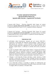 Protocollo di intesa tra Agenzia delle Entrate e Agenzia del Territorio
