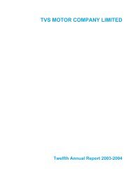 TVS MOTOR COMPANY LIMITED