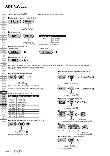 SRL3 Rodless cylinder - CKD