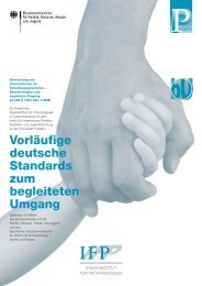 VorlÃ¤ufige deutsche Standards zum begleiteten Umgang