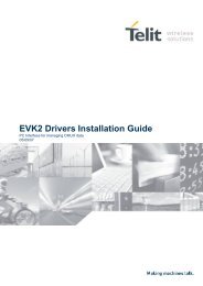 EVK2 Drivers Installation Guide - Telit