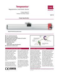 TemposonicsÂ® - MTS Sensors