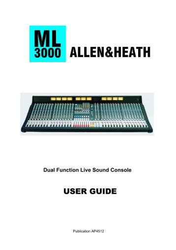 ML3000 User Guide