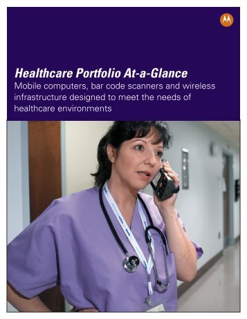 Motorola Healthcare Portfolio-At-A-Glance - Barcode Scanners