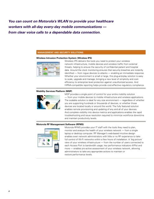 Motorola Healthcare Portfolio-At-A-Glance - Barcode Scanners