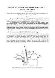 using simulink and matlab for real-time ecg signal ... - Humusoft