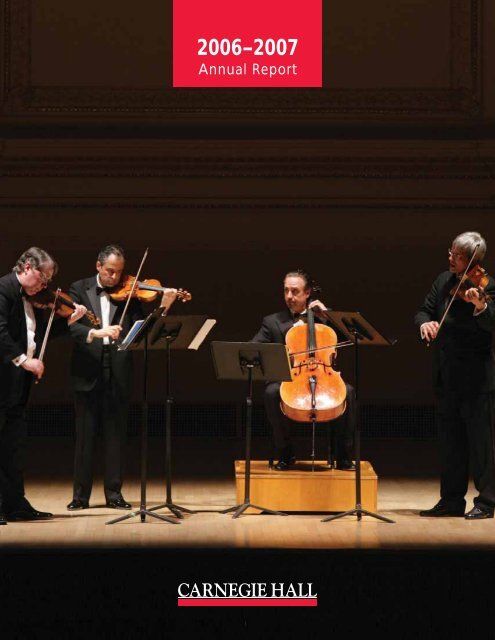 2006–2007 - Carnegie Hall