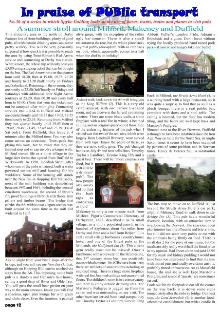 local beer festivals and events - see page 20 - Nottingham CAMRA