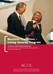 AC&L Business Protection Living Security Program 151002 - riskinfo