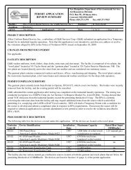 permit application review summary - New Hampshire Department of ...