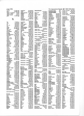 page 174 - Le RÃ©pertoire de la linguasphÃ¨re