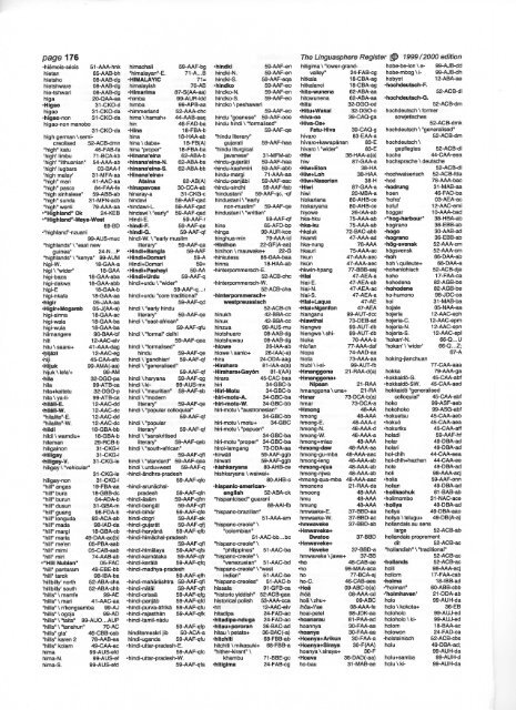 page 174 - Le RÃ©pertoire de la linguasphÃ¨re