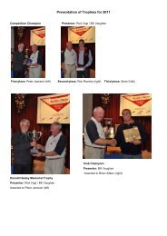 Presentation of Trophies for 2011 - Austin Healey Owners Club of ...