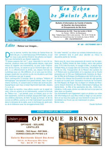 OCTOBRE 2011.pdf - CIQ Sainte Anne