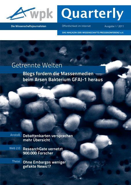PDF zum Download: WPK-Quarterly I 2011