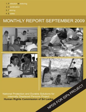 Monthly Report NPDS for IDPs Project HRCSL.pdf - IDP SriLanka