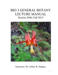 BIO 3 GENERAL BOTANY LECTURE MANUAL - Hartnell College!!