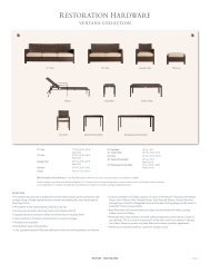 VENTANA COLLECTION - Restoration Hardware