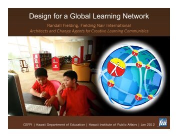 Design for a Global Network by Randy Fielding - The Hawaii ...